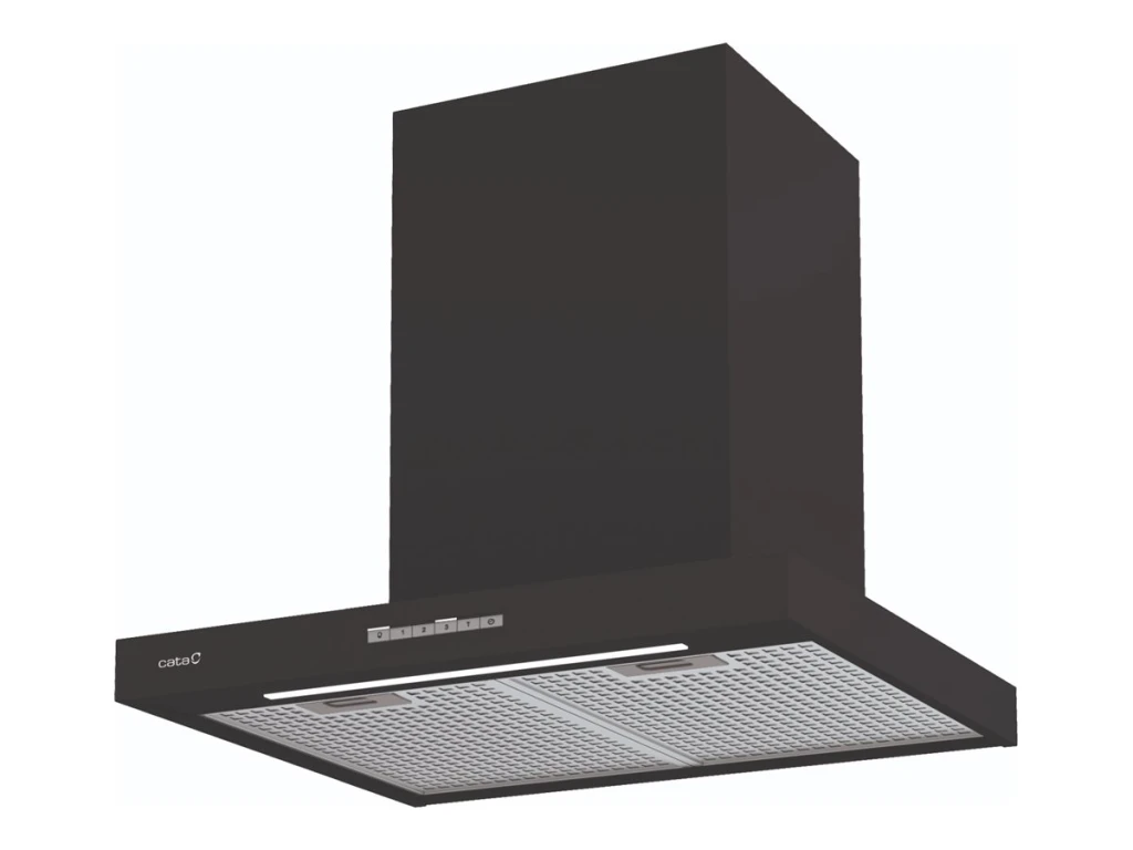 CATA Hood | SYGMA 6010 BK | Wall mounted | Energy efficiency class A | Width 60 cm | 802 m³/h | Electronic | LED | Black