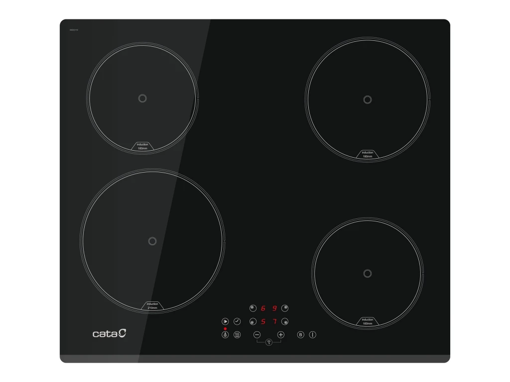 CATA Hob | IB 6324E2 BK | Induction | Number of burners/cooking zones 4 | Touch | Timer | Black
