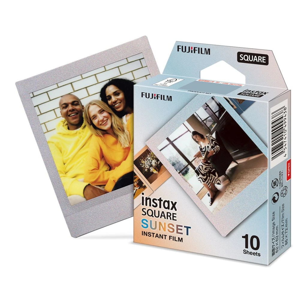 Fujifilm Instax Square Sunset Instant Film, 10 Sheets