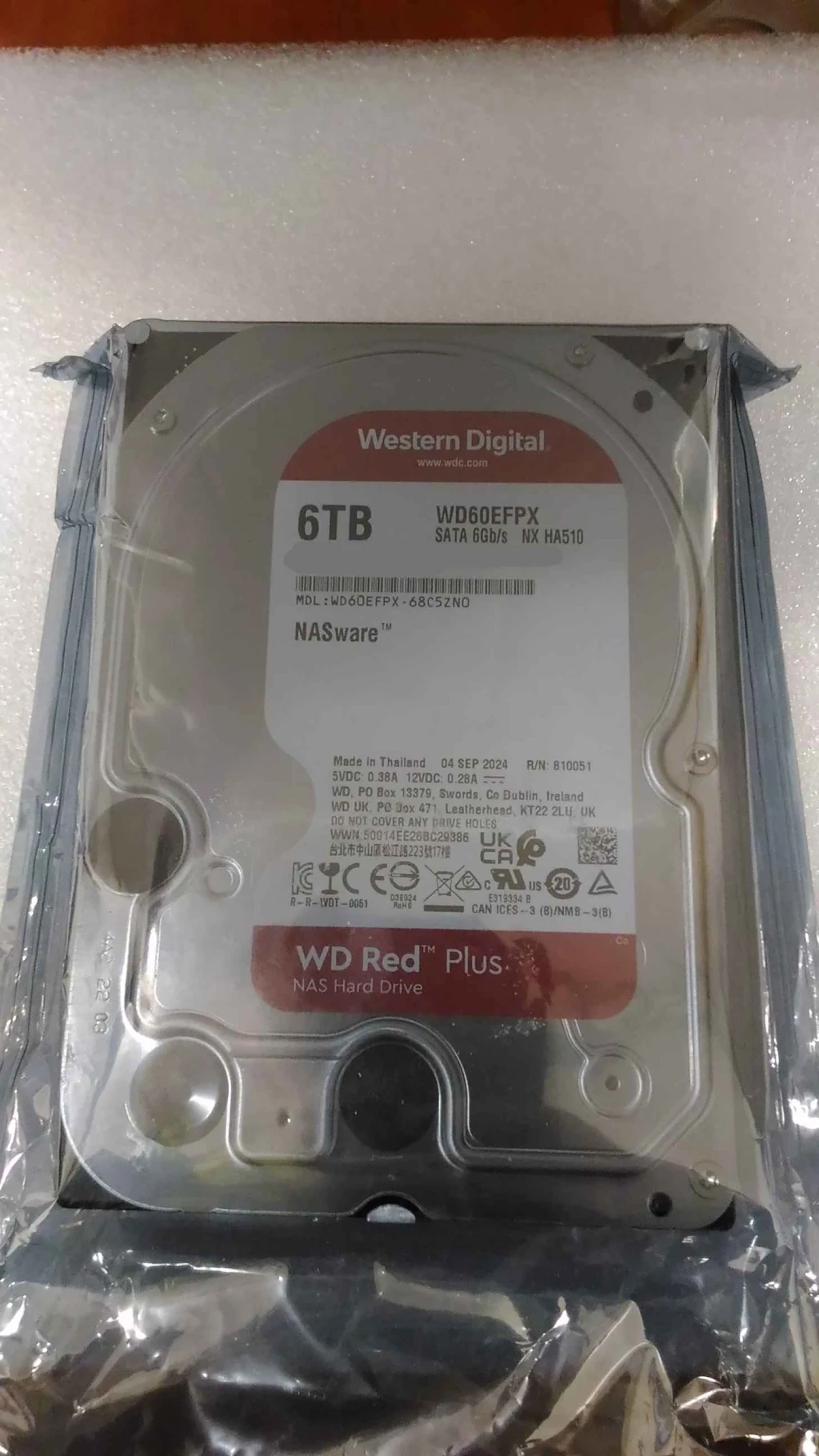 SALE OUT. Western Digital WD60EFPX NAS HDD 3.5" 6TB SATA 256MB | Western Digital NAS Hard Drive | WD60EFPX | 5400 RPM | 6000 GB | REFURBISHED | 256 MB
