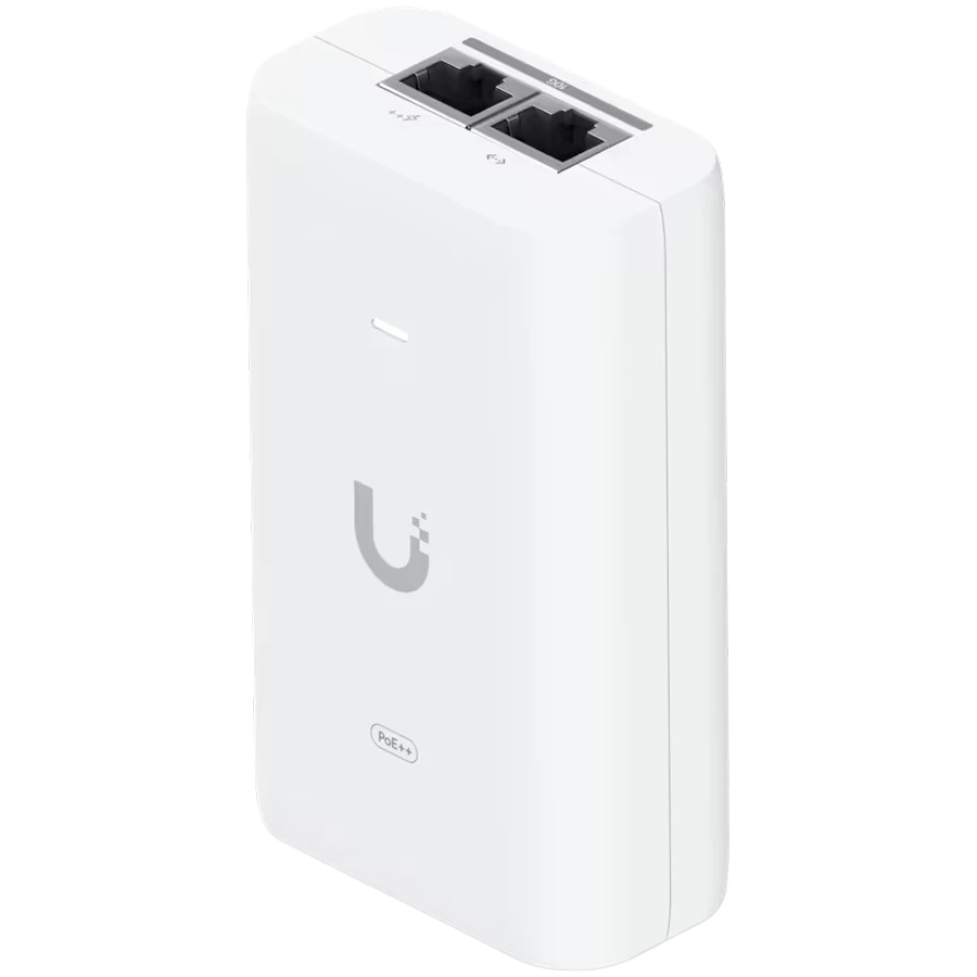Ubiquiti UniFi UACC-PoE++-10G-EU 10G PoE++ Adapter (60W), can power UniFi PoE++ devices, reduce dependency on PoE switch power, and provide a Multi-Gigabit LAN connection