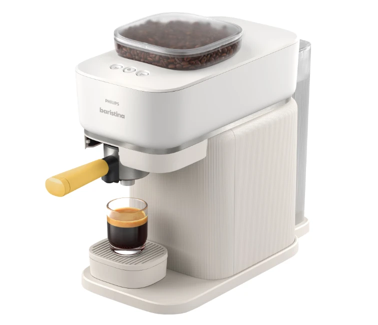 Philips Coffee maker | BAR300/03 Baristina | Pump pressure 16 bar | Semi-automatic | 122.8 W | White