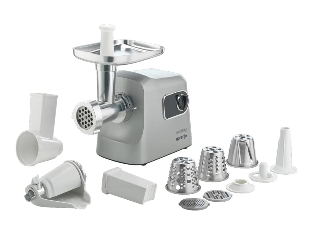 Gorenje Meat grinder | MG2500DS | Stainless Steel/White | 2500 W | Number of speeds 1 | Throughput (kg/min) 2.8