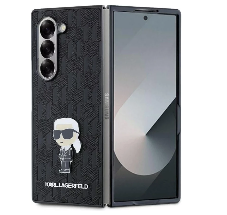 Karl Lagerfeld | KLHCZFD6SAPKINPKK | Back cover | Samsung | Galaxy Z Fold6 | Plastic | Black
