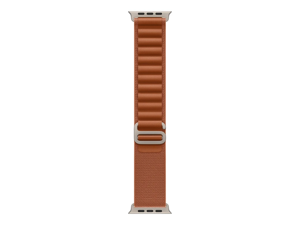 Apple | 49mm Terra Cotta Alpine Loop - Large - Natural Titanium Finish