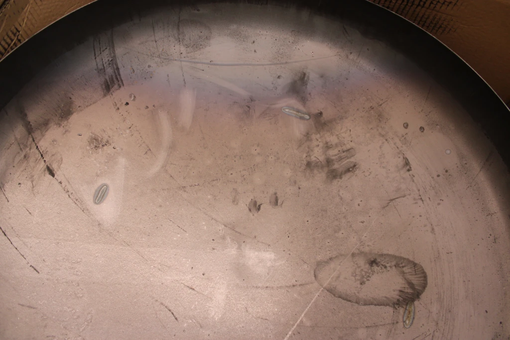 SALE OUT. RedFire Firepit Juva Industrial 80 cm, with wood storage, Steel | RedFire Firepit | Juva 81024 | DAMAGED PACKAGING, DENTED POT BASE