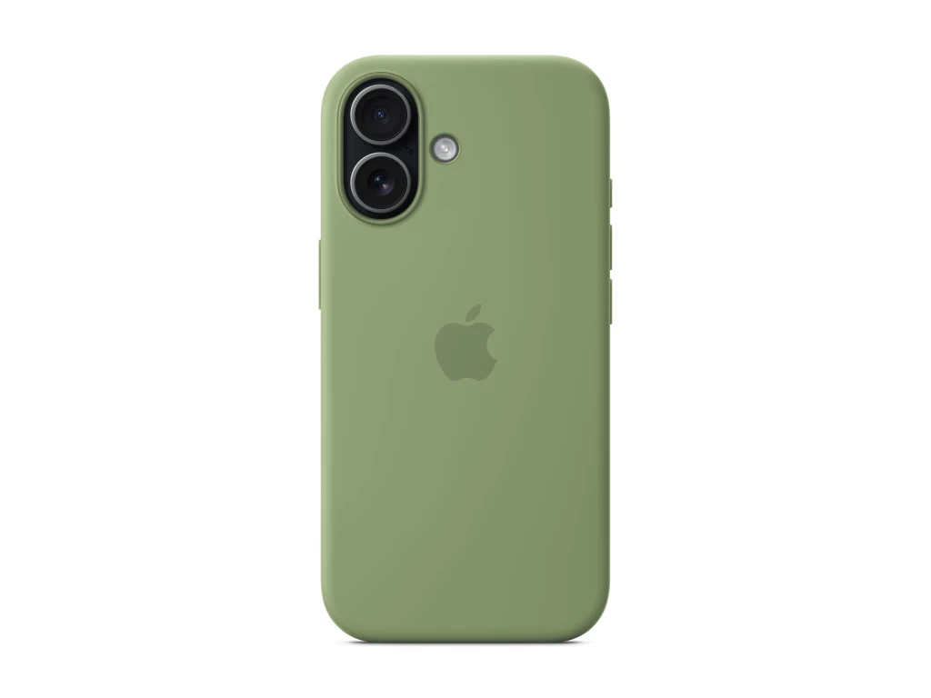 Apple iPhone 17 Silicone Case with MagSafe - Light Moss | Apple