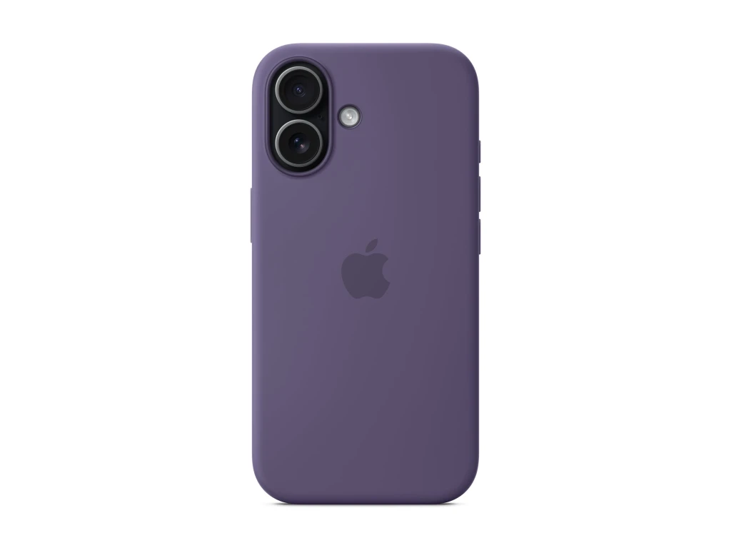 Apple iPhone 17 Silicone Case with MagSafe - Purple Fog | Apple