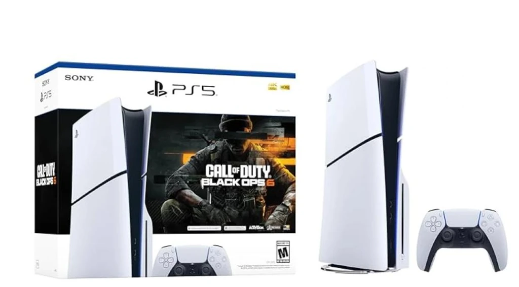 Sony PlayStation 5 Slim - Call of Duty: Black Ops 6 Bundle 1,02 TB WiFi Must, Valge