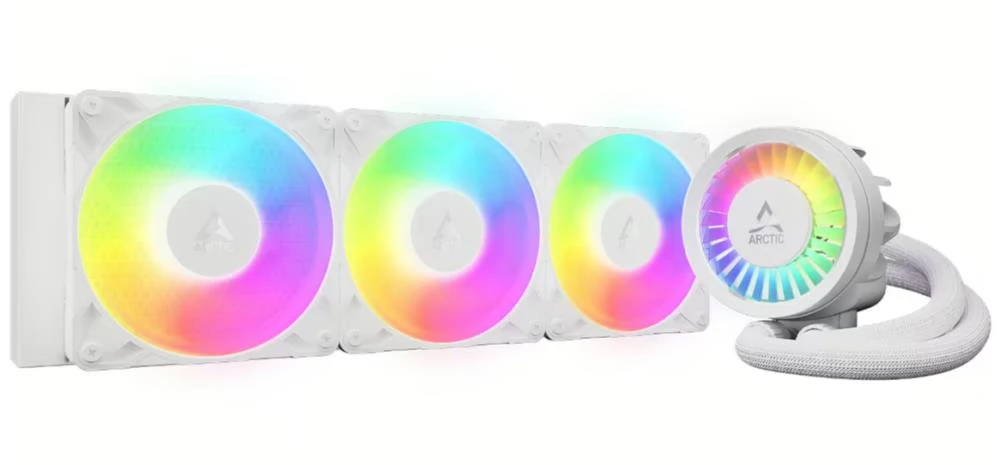 ARCTIC Liquid Freezer III Pro 360 A-RGB (White) Protsessor Vedeljahutuskomplekt 12 cm Valge 1 tk