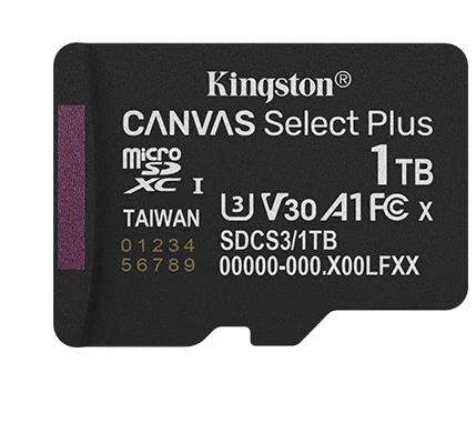 MEMORY MICRO SDXC 1TB UHS-I/SDCS3/1TBSP KINGSTON