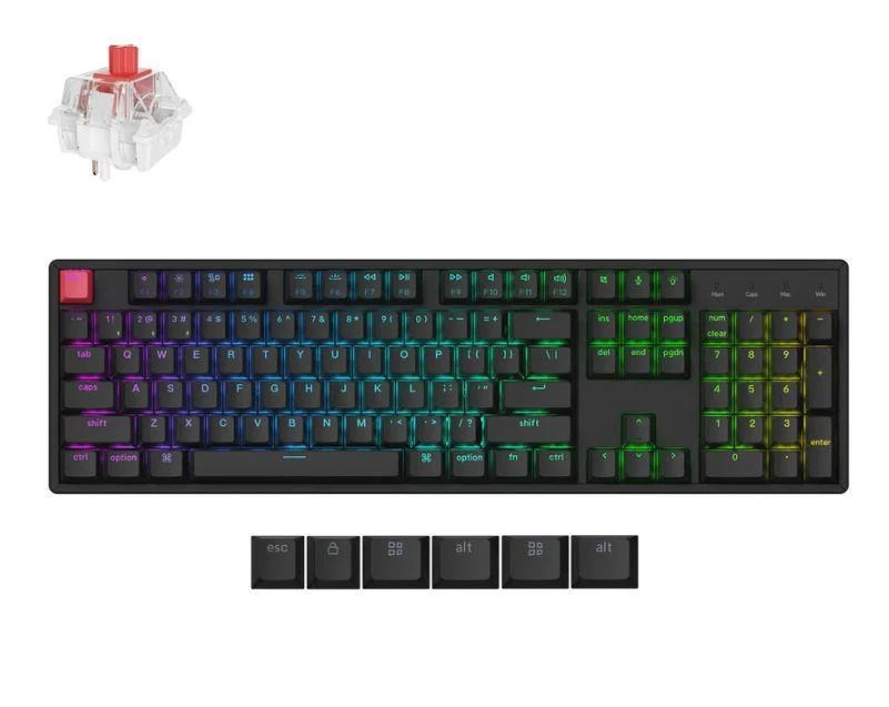 KEYBOARD WRL K10 RGB/BLACK K10X-H1 KEYCHRON