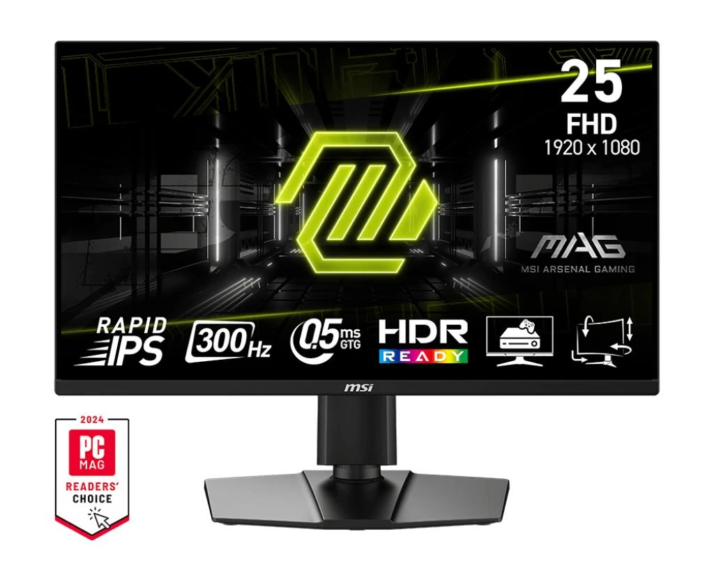 LCD Monitor|MSI|MAG 255PXF|24.5"|Gaming|Matte|Panel IPS|1920x1080|16:9|300Hz|0.5 ms|Speakers|Colour Black|MAG255PXF