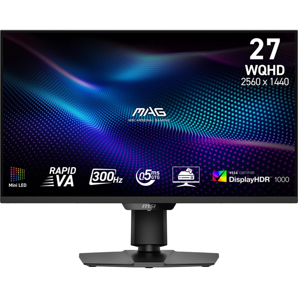 LCD Monitor|MSI|MAG 274QPF X30MV|27"|Gaming/Frameless|Matte|Panel VA|2560x1440|16:9|300Hz|0.5 ms|Colour Black|MAG274QPFX30MV