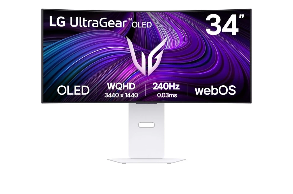Monitor|LG|34GX90SA-W|34"|Gaming/Curved|Matte|Panel OLED|3440x1440|21:9|240Hz|0.03 ms|Colour White|34GX90SA-W