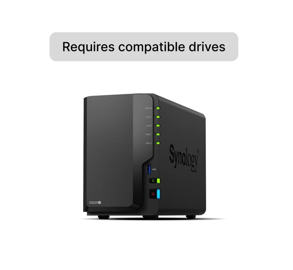 NAS STORAGE TOWER 4BAY/2GB DS225+ SYNOLOGY