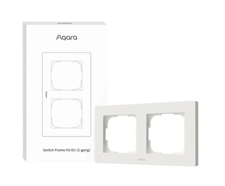 SMART SWITCH FRAME H2 (2-GANG)/WHITE FE-X01D-W AQARA