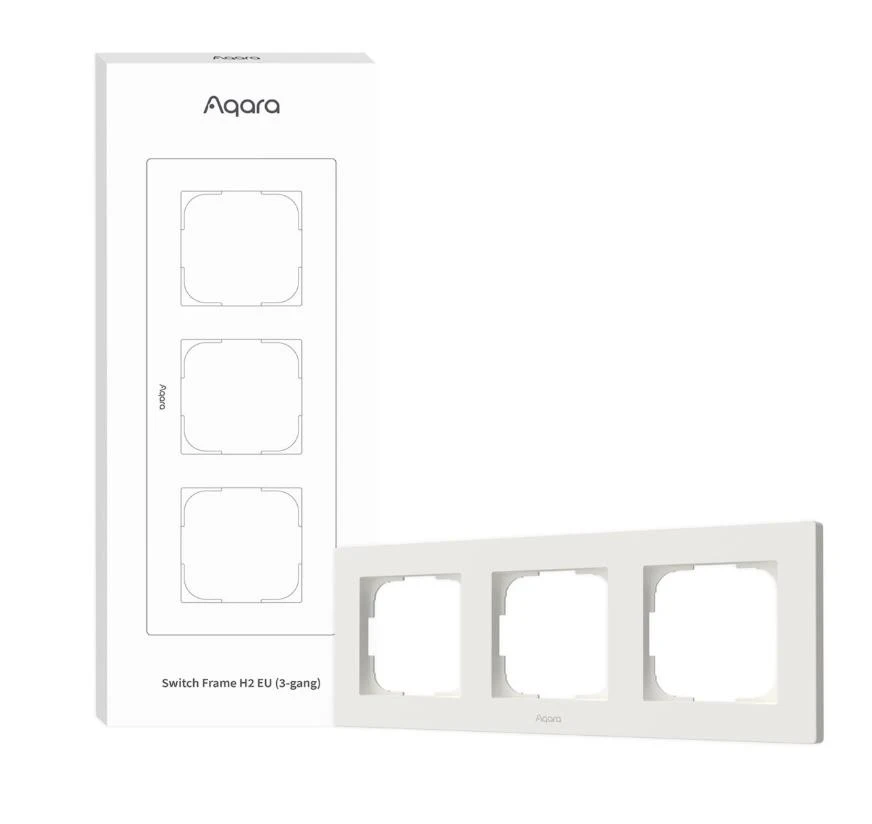 SMART SWITCH FRAME H2 (3-GANG)/WHITE FE-X02D-W AQARA