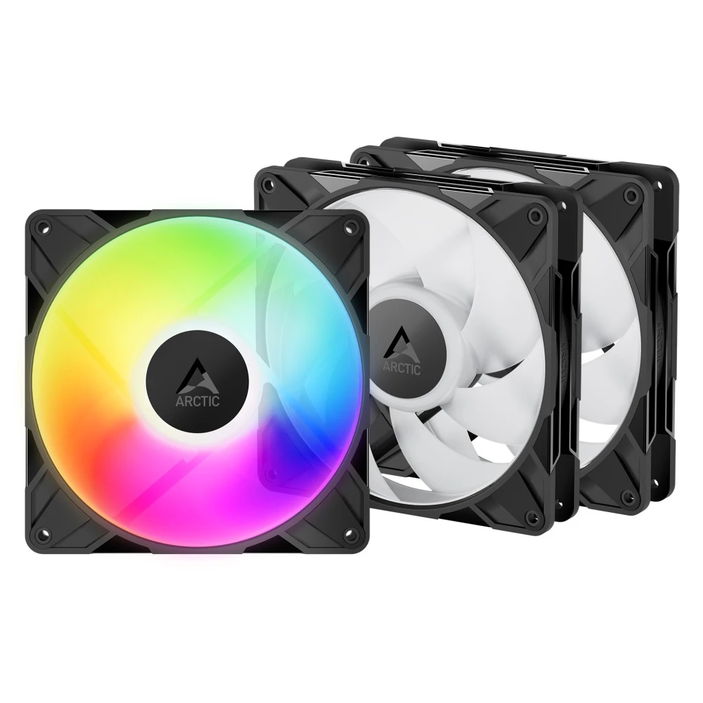 ARCTIC P14 Pro A-RGB Arvuti korpus Ventilaator 14 cm Must 3 tk