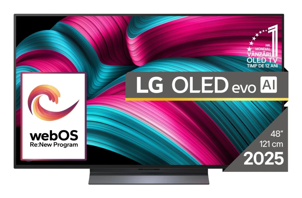 LG OLED evo AI OLED48C51LA teler 121,9 cm (48") 4K Ultra HD Nutiteleri funktsioon WiFi Must