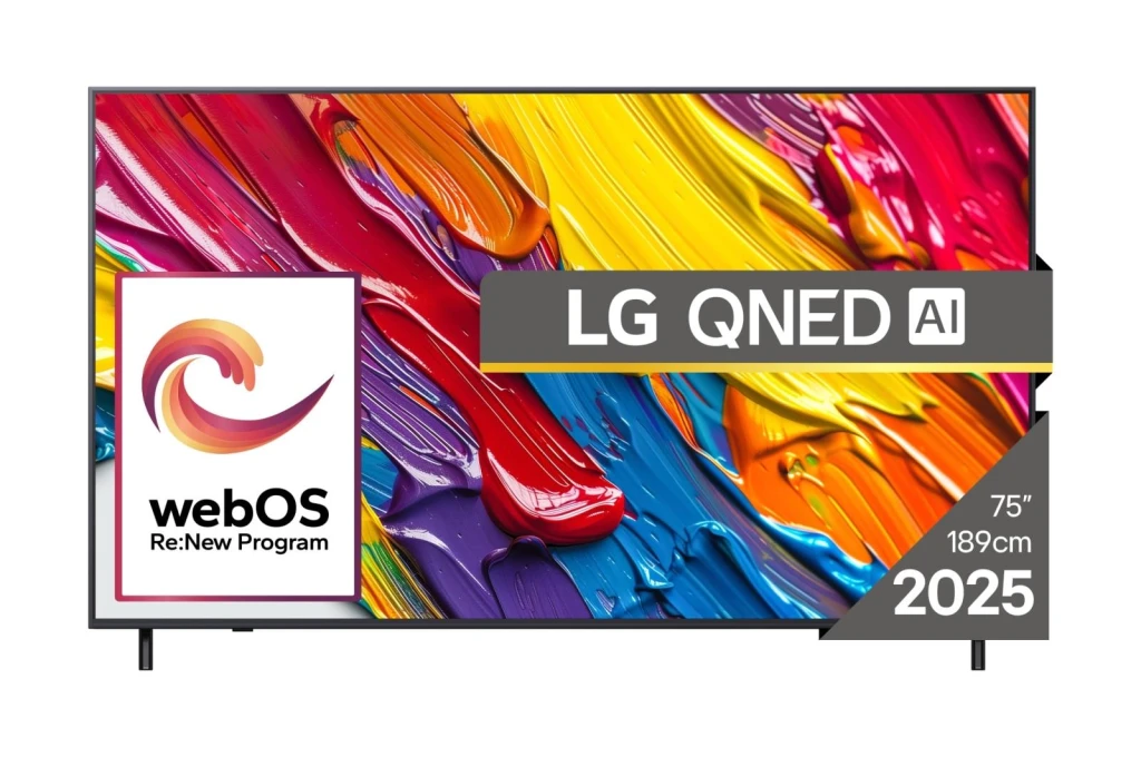 LG QNED 75QNED82A3B teler 190,5 cm (75") 4K Ultra HD Nutiteleri funktsioon WiFi Must