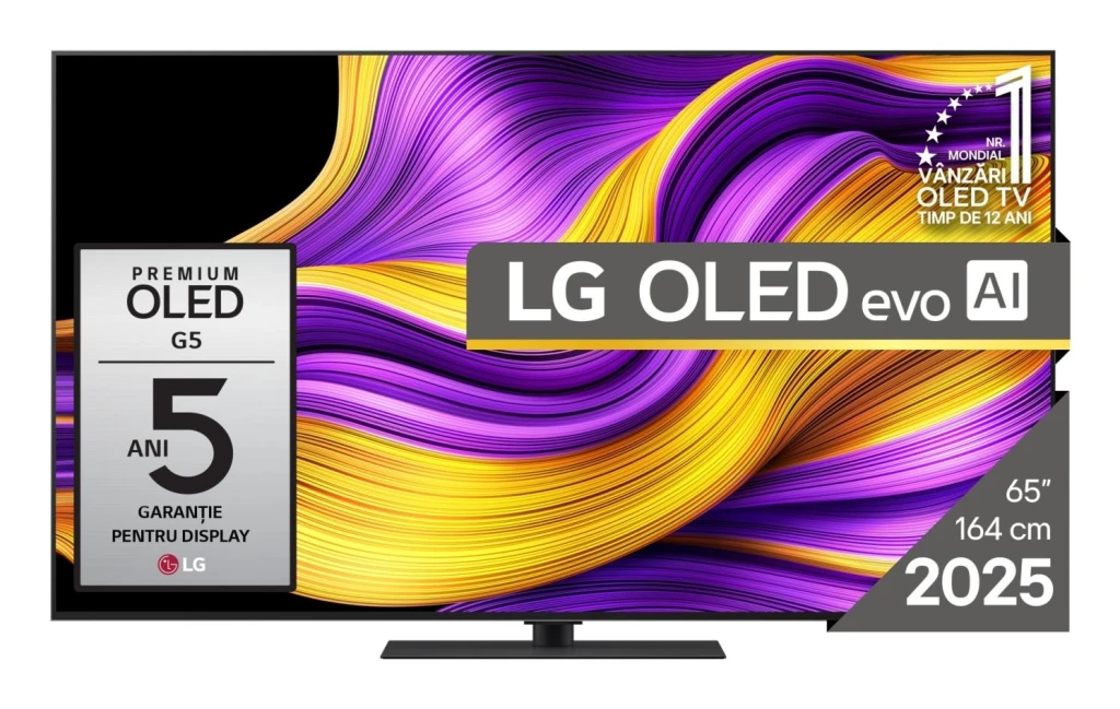 LG OLED evo AI OLED65G53LS teler 121,9 cm (48") 4K Ultra HD Nutiteleri funktsioon WiFi Must