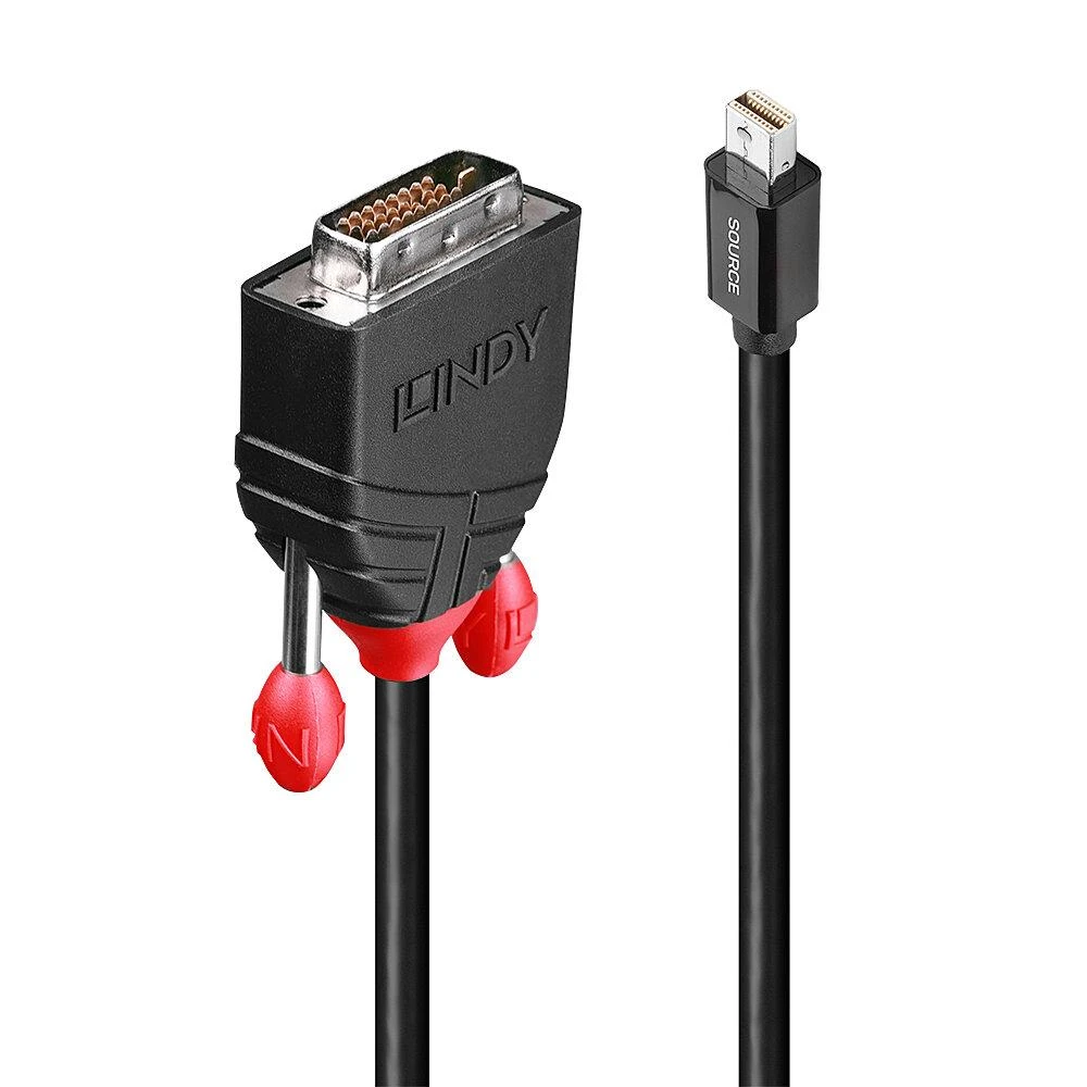 Lindy 41953 videokaabliadapter 3 m Mini DisplayPort DVI-D Must