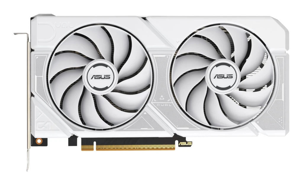 Graphics Card|ASUS|NVIDIA GeForce RTX 5060|8 GB|GDDR7|128 bit|PCIE 5.0 16x|Dual Slot Fansink|DUAL-RTX5060-O8G-WHITE