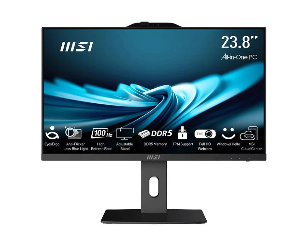 Monoblock PC|MSI|PRO|AP241P 14M|Business|All in One|CPU Intel Core i7|i7-14700|2100 MHz|Screen 23.8"|RAM 16GB|DDR5|5600 MHz|SSD 1TB|Graphics card Intel UHD Graphics|Integrated|Windows 11 Pro|Colour Black|PROAP242P14M-813EU