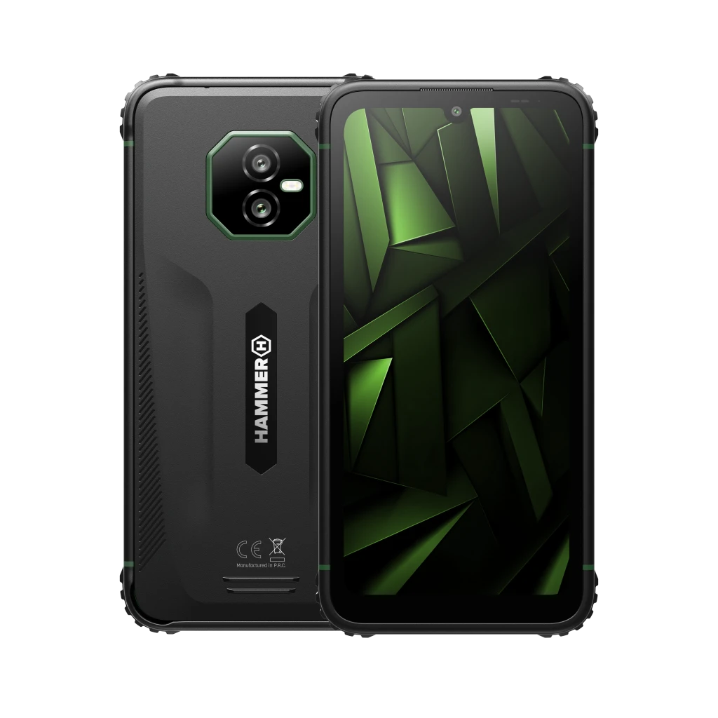 Hammer Ranger (Green) DS 6.1" IPS TFT 720x1560/2GHz/256GB/6GB RAM/Android 15/microSDXC/WiFi,BT,4G | Hammer