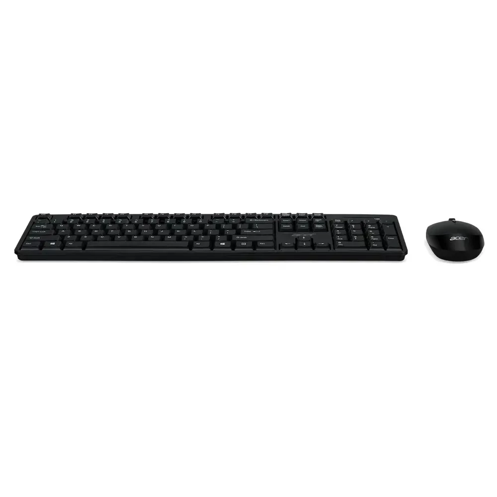 Acer Keyboard and Mouse AAK410 (Retail Pack) | Keyboard and Mouse Set | Wireless | US | Black