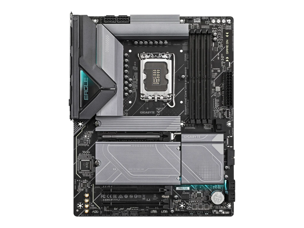 Gigabyte Z890 EAGLE | Processor family Intel | Processor socket LGA1851 | DDR5 | Supported hard disk drive interfaces M.2, SATA | Number of SATA connectors 4