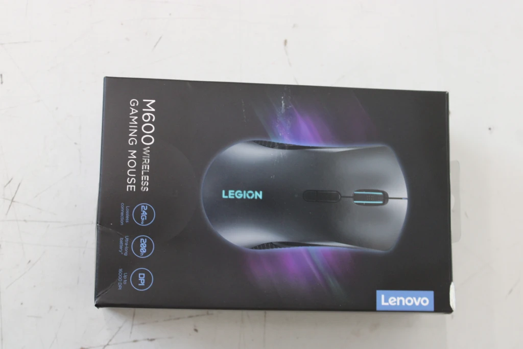 SALE OUT. Lenovo Accessories Legion M600 Wireless Gaming Mouse | Lenovo Wireless Gaming Mouse | Legion M600 | Optical Mouse | 2.4 GHz, Bluetooth or Wired by USB 2.0 | Black | DAMAGED PACKAGING, USED AS DEMO