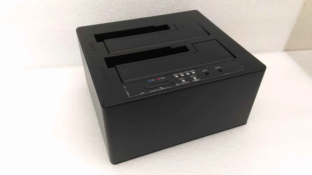 Raidsonic Icy Box | IB-121CL-C31 CloneStation for 2x HDD/SSD with USB 3.1 (Gen 2) Type-C | USED, REFURBISHED, WITHOUT ORIGINAL PACKAGING AND MANUALS