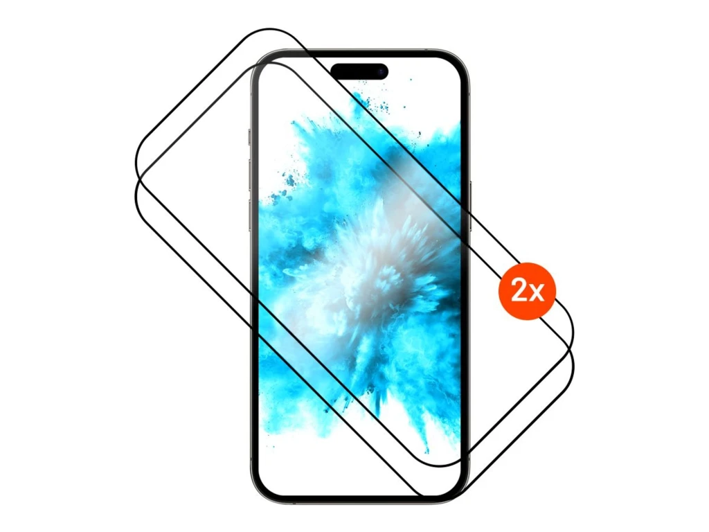 Fixed Screen protector | Apple | iPhone 17 Pro | Tempered glass | Black | Full Cover 2.5D
