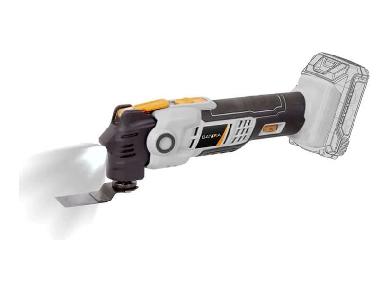 Batavia B.V. 18V Cordless Anti-Vibration Multitool - Without Battery and Charger