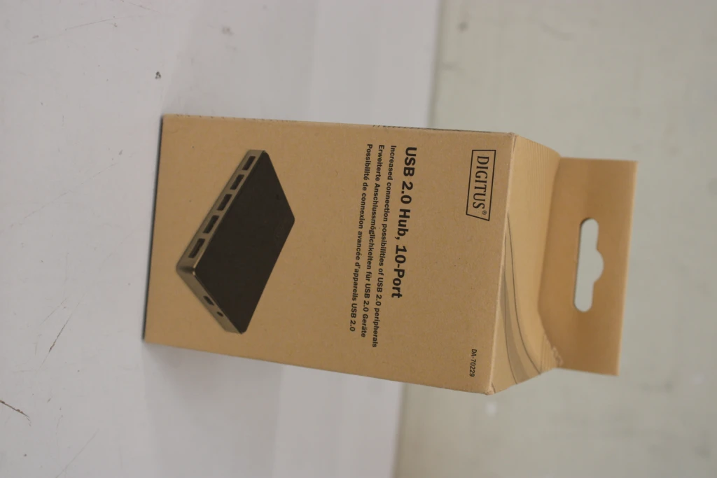 SALE OUT. Digitus USB 2.0 Hub 10-port, 10x USB A/F, 1x DAMAGED PACKAGING, UNPACKED, SCRATCHED ON TOP | Digitus USB 2.0 Hub 10-port | DA-70229 | DAMAGED PACKAGING, UNPACKED, SCRATCHED ON TOP