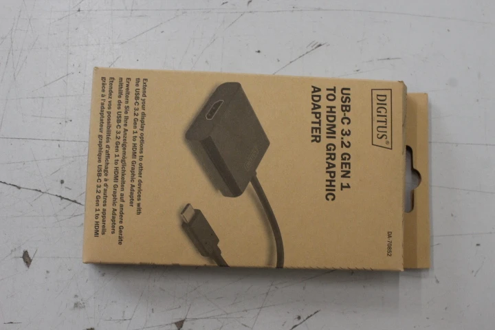SALE OUT. DIGITUS USB Type-C to HDMI Adapter, 4K@30Hz black | Digitus USB Type-C to HDMI Adapter | DA-70852 | Black | USB Type-C | UNPACKED, SCRATCHED | 0.15 m