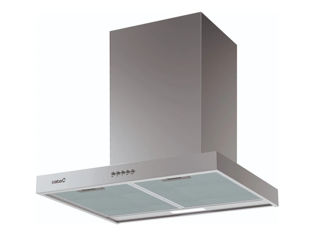 CATA Hood | S PLUS 6010 X | Wall mounted | Energy efficiency class C | Width 60 cm | 637 m³/h | Mechanical | LED | Inox