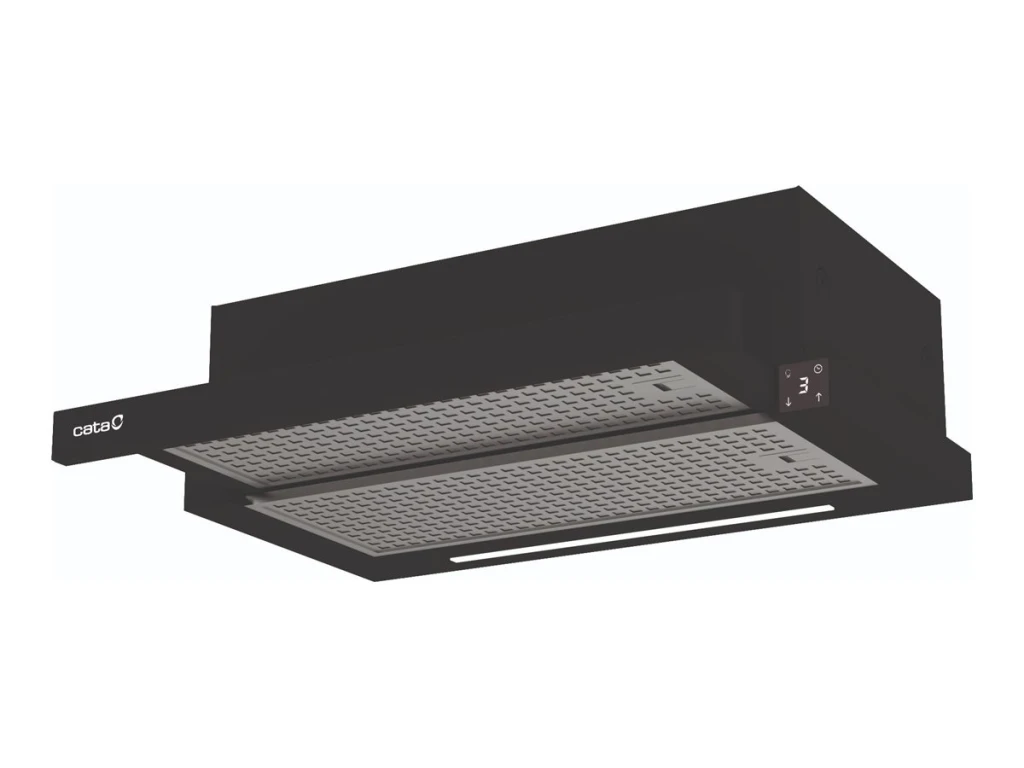 CATA Hood | TFH 6430 GBK | Telescopic | Energy efficiency class A+ | Width 59.8 cm | 391.5 m³/h | Electronic | LED | Black