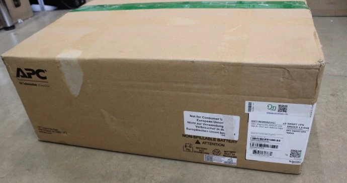 SALE OUT. APC Smart-UPS, Line Interactive, 1500VA, Rackmount 2U, 230V, 4x IEC C13 outlets, Network Card, AVR, LCD, Black | Schneider Electric APC Smart-UPS, Rackmount 2U, 230V, 4x IEC C13 sockets, Network card, AVR, LCD | SMT1500RMI2UNC | 1500 VA | 1000 W | DAMAGED PACKAGING, UNPACKED, SCRATCHED ON TOP AND METAL PARTS | 230 V
