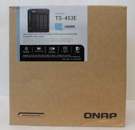 SALE OUT. QNAP TS-453E-8G 4-bay desktop NAS, Intel Celeron J6412 4C 2.0GHz, burst 2.6GHz, onboard 8GB RAM, 2 x HDMI 1.4b, 2x M.2 2280 PCIe s | QNAP | 4-Bay desktop NAS | TS-453E-8G | Up to 4 HDD/SSD Hot-Swap | Intel Celeron | J6412 Quad-Core | Processor frequency 2.6 GHz | 8 GB | UNPACKED