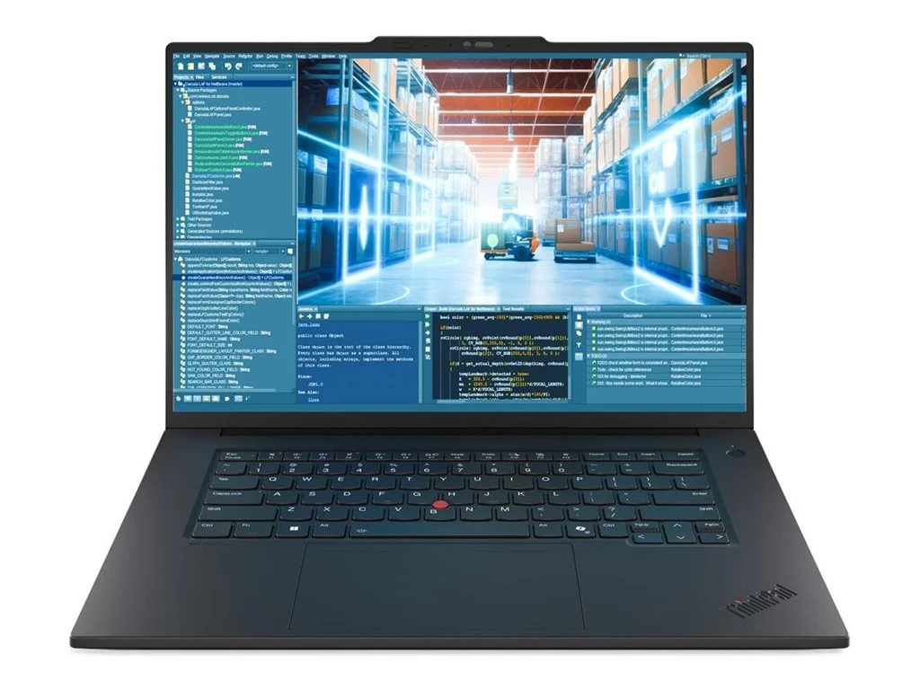 Lenovo ThinkPad P1 G8 | Black | 16 " | IPS | WUXGA | 1920 x 1200 pixels | Anti-glare | Intel Core Ultra 7 | 255H | 64 GB | LPCAMM2 LPDDR5x | Solid-state drive capacity 1000 GB | NVIDIA RTX PRO 2000 Blackwell Generation | GDDR7 | 8 GB | Windows 11 Pro | 802.11be | Bluetooth version 5.4 | Keyboard language English | Keyboard backlit | Warranty 36 mon