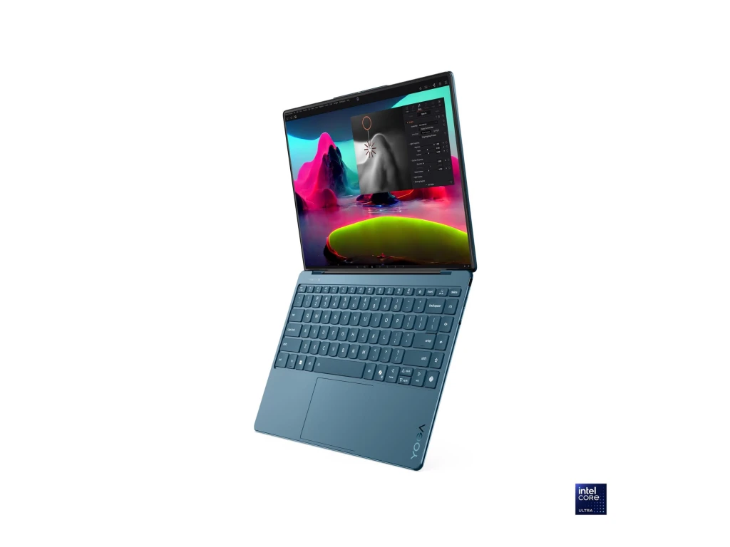 Lenovo Yoga Slim 9 14ILL10 | Tidal Teal | 14 " | OLED | Touchscreen | 4K WQUXGA | 3840 x 2400 pixels | Glossy | Intel Core Ultra 7 | 258V | 32 GB | Soldered LPDDR5x | Solid-state drive capacity 1000 GB | Intel Arc Graphics 140V | Windows 11 Pro | 802.11be | Bluetooth version 5.4 | Keyboard language English | Keyboard backlit | Warranty 24 month(s) 