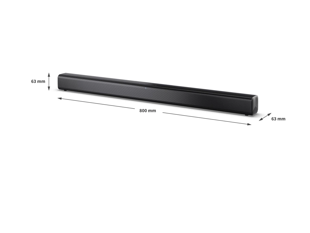 Sharp 2.0 Soundbar | HT-SB145 | 150 W | Bluetooth | Black | Wireless connection