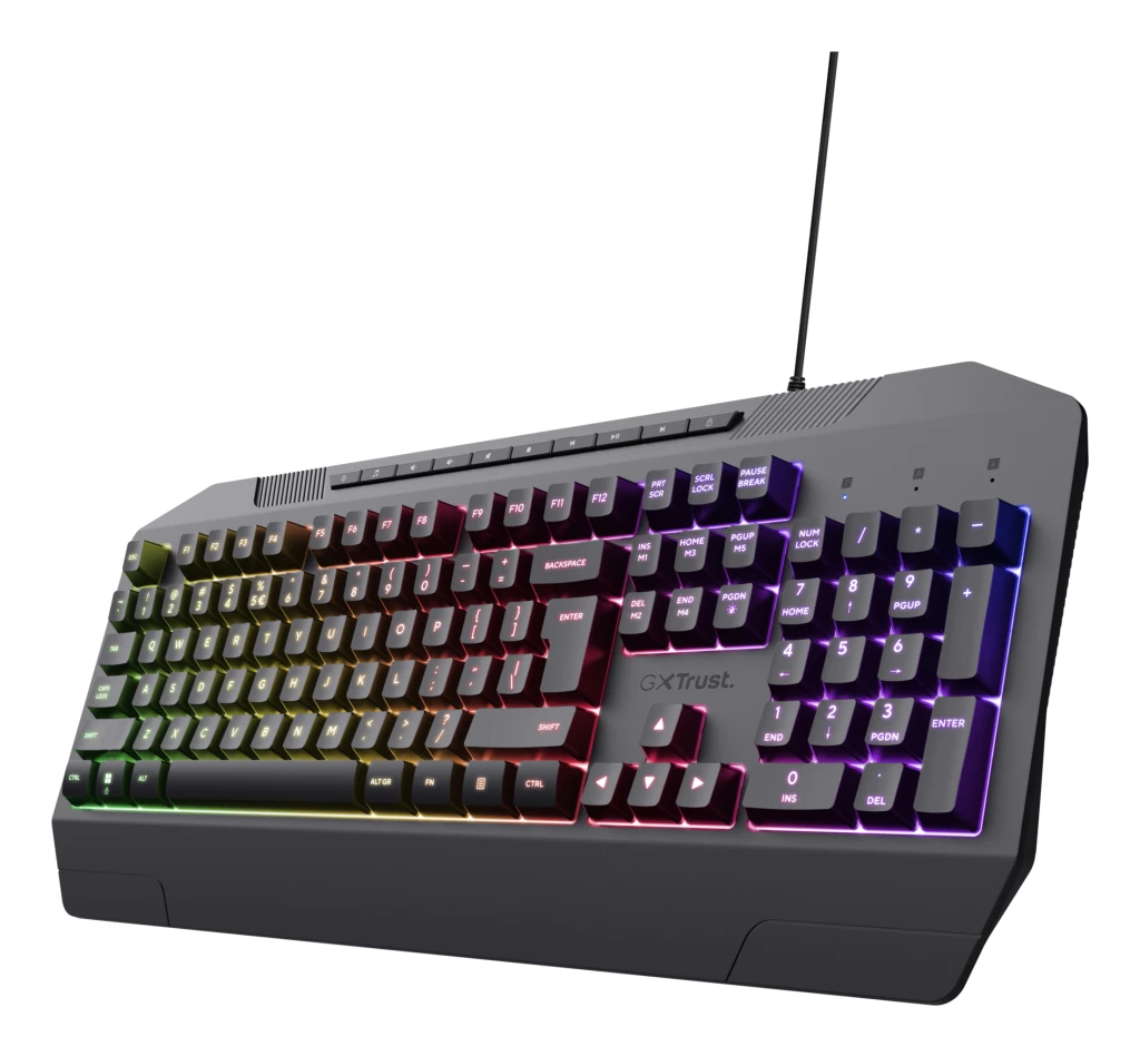 Trust | Illuminated Gaming Keyboard | GXT 836 Evocx | Gaming Keyboard | Wired | US | USB-A 2.0
