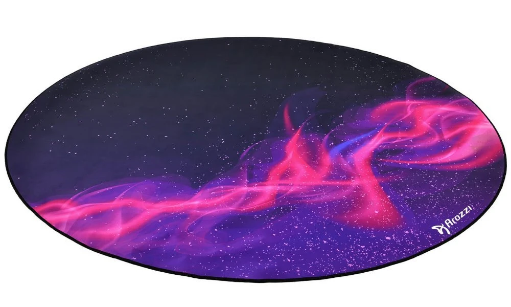 Arozzi Zona Round Floor Pad | Purple Galaxy