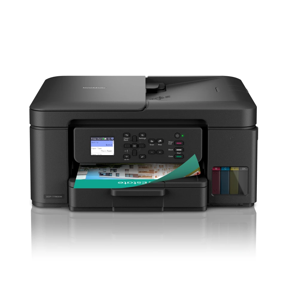 Brother | Wireless Printer with ADF | DCP-T780DW | Inkjet | Colour | 3-in-1 | A4 | Wi-Fi | Black