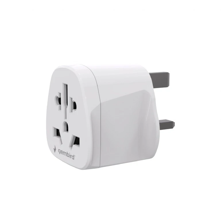Gembird World to UK power adapter plug, 10 A | A-AC-UKMINTF