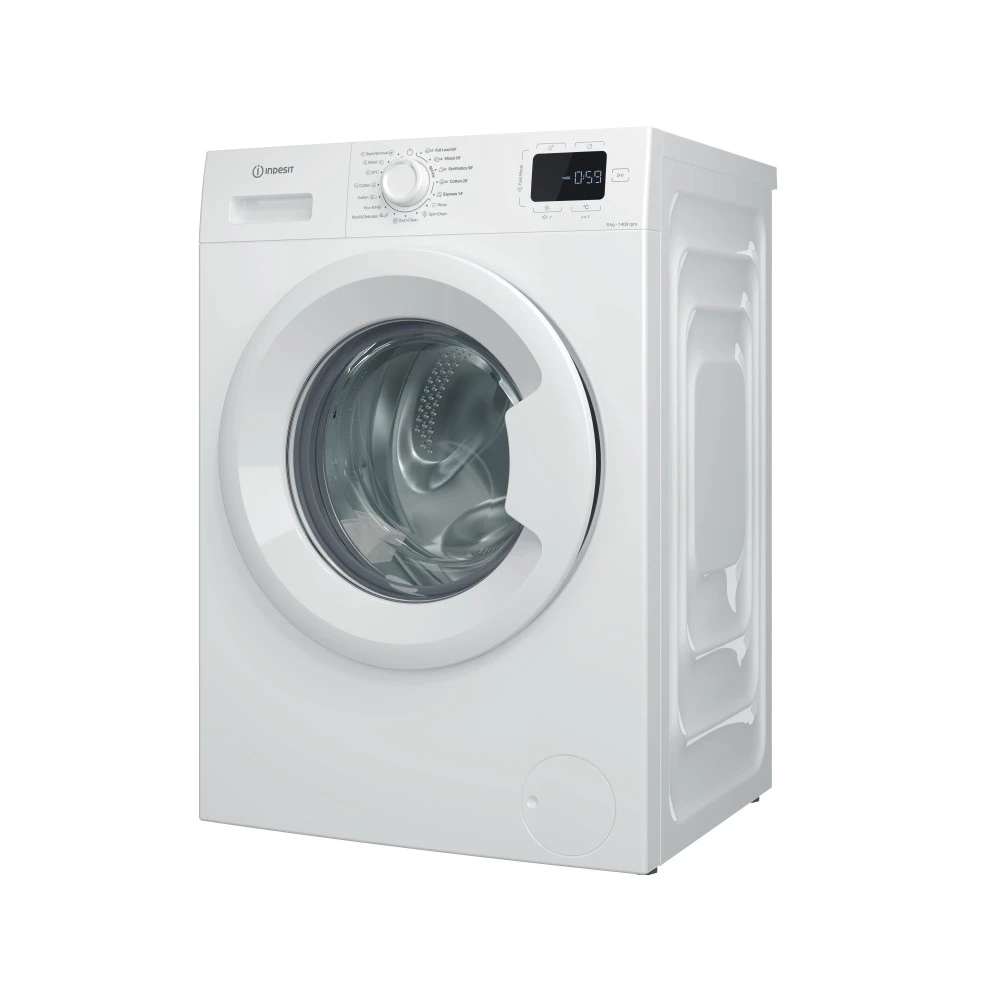 INDESIT Washing Machine | IM 864 MY TIME EE | Energy efficiency class A | Front loading | Washing capacity 8 kg | 1400 RPM | Depth 54.6 cm | Width 60 cm | Display | Digit | Steam function | White